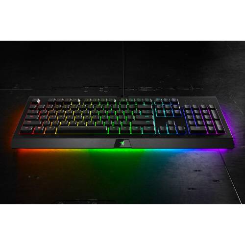 Tastatura razer cynosa chroma multi-color gaming keyboard, cu fir, us layout, neagra, chroma backlighting with 16.8 million customizable color
