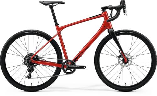 Bicicleta de gravel merida silex 600 rosu/negru 2020