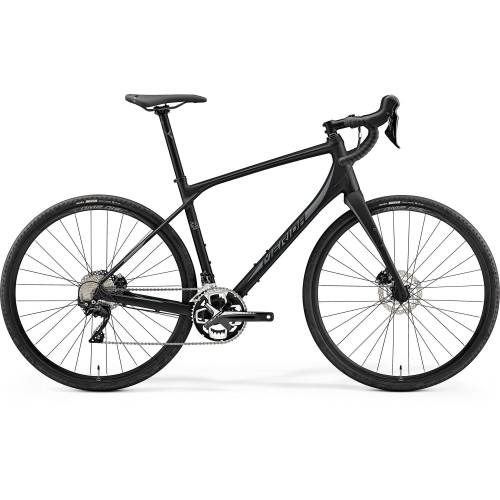 Bicicleta de gravel pentru barbati merida silex 400 negru mat(gri) 2019