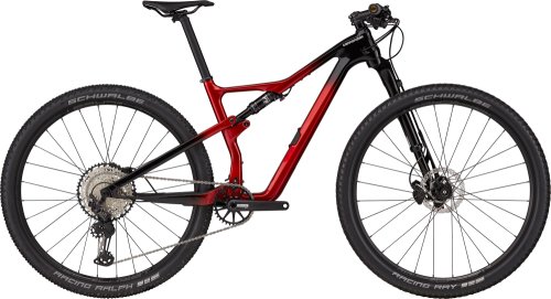 Bicicleta de munte full-suspension cannondale scalpel carbon 3 rosu 2022