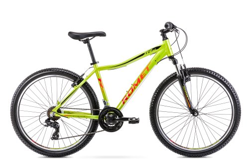 Bicicleta de munte pentru copii romet rambler r6.0 jr lime/negru/rosu 2022