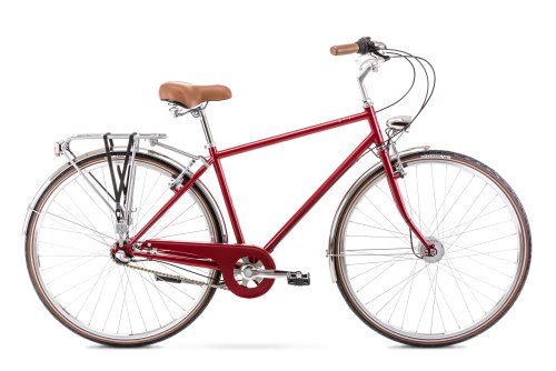 Bicicleta de oras pentru barbati romet vintage classic m rosu 2022