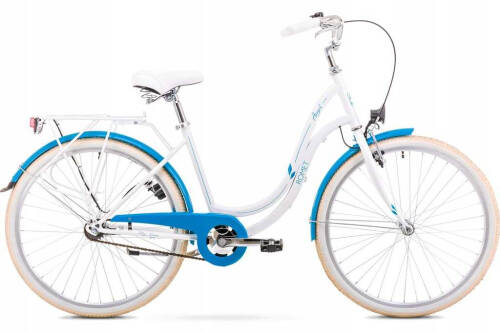 Bicicleta de oras pentru femei romet angel 26 alb 2019