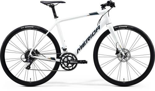 Bicicleta de sosea barbati merida speeder 200 alb/argintiu 2020