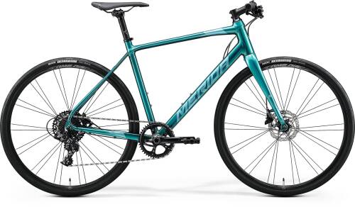 Bicicleta de sosea barbati merida speeder limited verde/albastru/turcoaz 2020