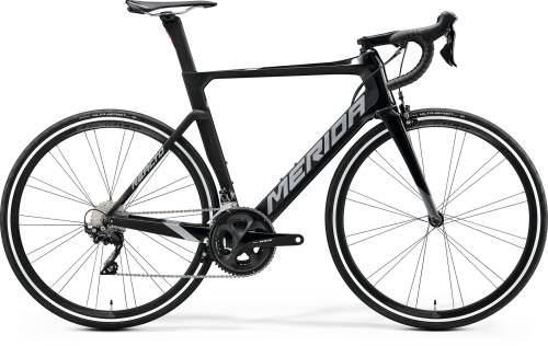 Bicicleta de sosea merida reacto 4000 negru/negru/argintiu 2020