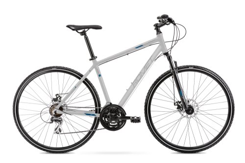 Bicicleta de trekking pentru barbati romet orkan 1 m argintiu/albastru 2022