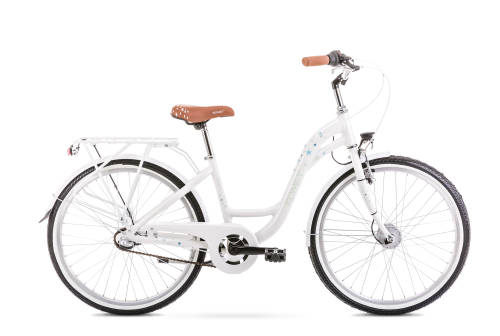 Bicicleta pentru copii romet panda 2.0 alb 2020
