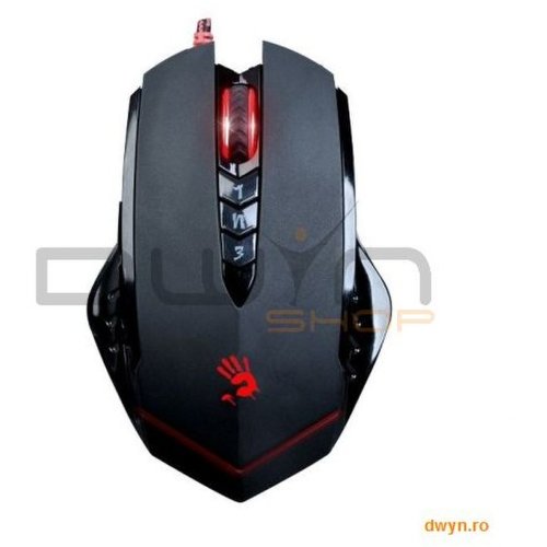 A4tech mouse a4tech gaming bloody v8,3200dpi,usb,black, activated, metal feet 'v8ma'