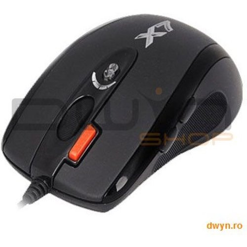 A4tech mouse a4tech xl-750mk full speed oscar laser, usb, 6 dpi shift (max 3600 dpi), black