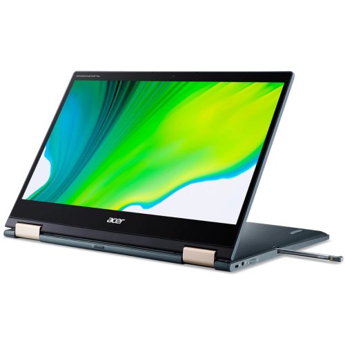 Acer laptop 2in1 acer spin 7 sp714, procesor qualcomm snapdragon sc8180xp, 14 full hd, 8gb, 512gb ssd, windows 10 pro, albastru