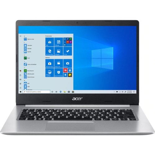 Acer laptop acer 14'' aspire 5 a514-54, fhd, procesor intel® core™ i3-1115g4 (6m cache, up to 4.10 ghz), 8gb ddr4, 256gb ssd, gma uhd, win 10 pro, pure silver