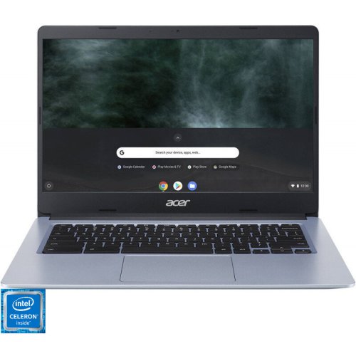 Acer laptop acer 14'' chromebook 314 cb314-1h, fhd, procesor intel® celeron® n4120 , 8gb ddr4, 64gb emmc, gma uhd 600, chrome os, silver