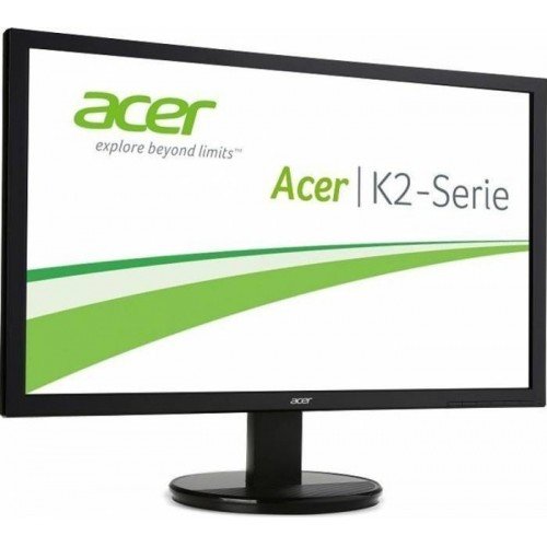 Acer monitor 19.5' acer led k202hqla, tn panel, hd 1366 x 768, 16:9, 5ms, 200cd/mp, 100m:1, vga, negru