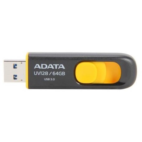 Adata 64gb dashdrive classic uv128 3.0 (black/yellow)