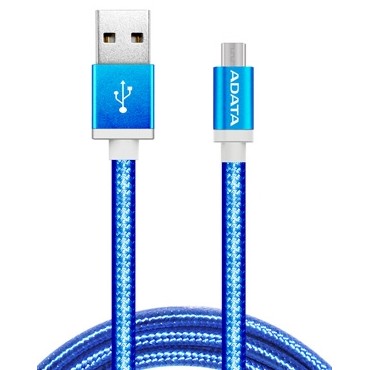 Adata adata cable usb type-a , charge and sync data on android, blue