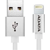 Adata adata sync and charge lightning cable, usb, mfi (iphone, ipad, ipod), silver