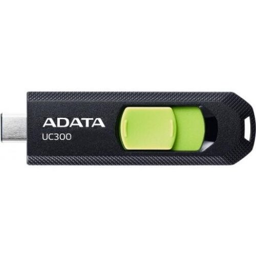 Adata stick usb a-data uc300, 32gb, usb-c (negru/verde)