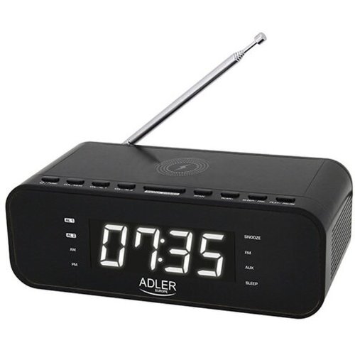 Adler ceas cu radio, alarma si incarcator wireless adler ad 1192b