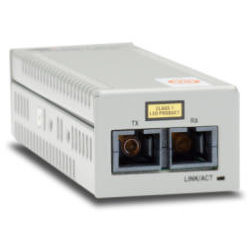Allied telesis desktop mini media converter, 100tx to 100fx sc connector