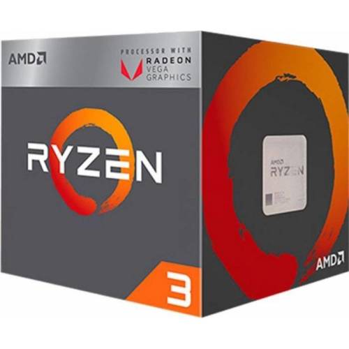 Amd amd cpu desktop ryzen 3 4c/4t 2200g (3.7ghz,6mb,65w,am4) box, rx vega graphics, with wraith stealth cooler