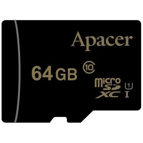 Apacer card de memorie apacer micro sdhc/sdxc 64 gb class 10 uhs-i