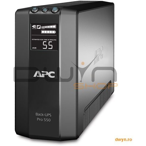 Apc apc back-ups rs 550va/330w, lcd display