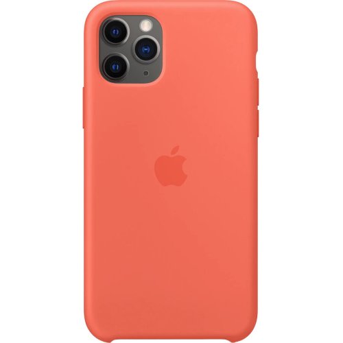 Apple husa de protectie apple pentru iphone 11 pro, silicon, clementine