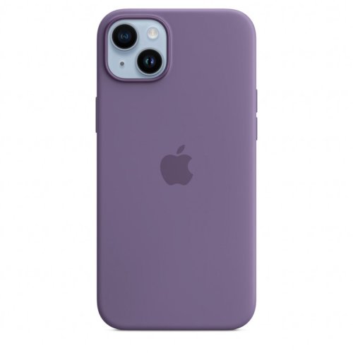 Apple husa de protectie apple silicone case with magsafe pentru iphone 14 plus, iris