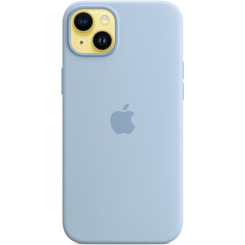 Apple husa de protectie apple silicone case with magsafe pentru iphone 14 plus, sky