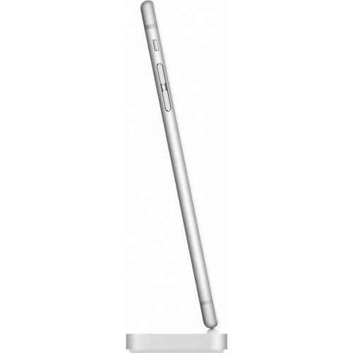 Apple iphone 6s / 6s plus - stand de birou pt. incarcare cu conector lightning, argintiu
