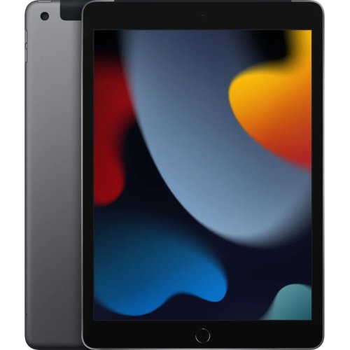 Apple tableta apple ipad 9 (2021), bionic a13, 10.2inch, 256gb, wi-fi, bt, 4g lte, ios 15, gri