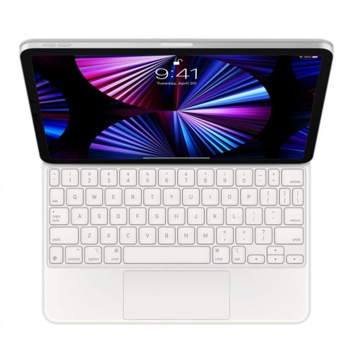 Apple tastatura apple magic keyboard pentru ipad pro 11 (3rd) and ipad air (4th) , layout us english, alb