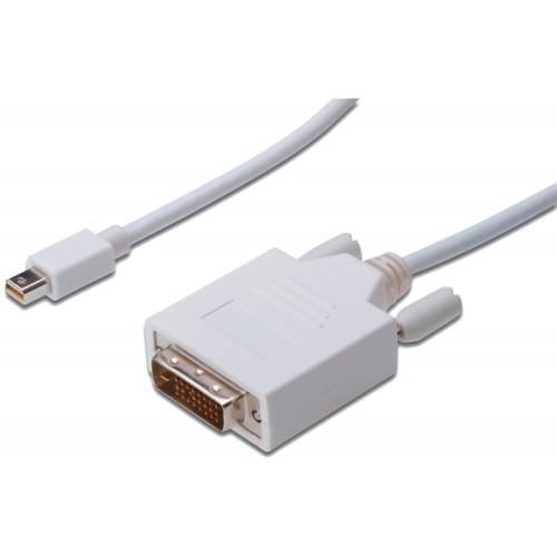 Asm assmann displayport 1.1a adapter cable minidp m (plug)/dvi-d (24+1) m (plug) 1m