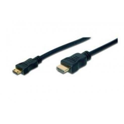 Asm digitus hdmi high speed connection cable, with amplifier, a m/c m(mini), 2,0m