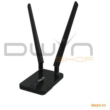 Asus asus, wireless n usb adapter, 802.11n, 300mbps, 2 antene 5dbi detasabile
