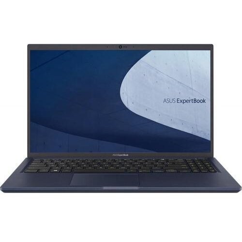 Asus laptop asus expertbook b1 b1500cba, 15.6 inch fhd, intel core i7-1255u, 16gb ram, 512gb ssd, intel iris xe graphics, windows 11 pro, negru