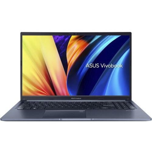 Asus laptop asus vivobook x1502za, 15.6 inch fhd, intel core i3-1220p, 8gb ram, 512gb ssd, intel uhd graphics, free dos, albastru