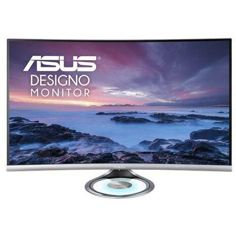 Asus monitor led asus va 31.5 mx32vq, wqhd (2560 x 1440), hdmi, displayport, boxe, ecran curbat, 4ms (gri)