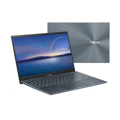 Asus ultrabook asus 14'' zenbook 14 ux425ea, fhd, procesor intel® core™ i5-1135g7 (8m cache, up to 4.20 ghz), 16gb ddr4x, 512gb ssd, intel iris xe, win 10 home, pine grey