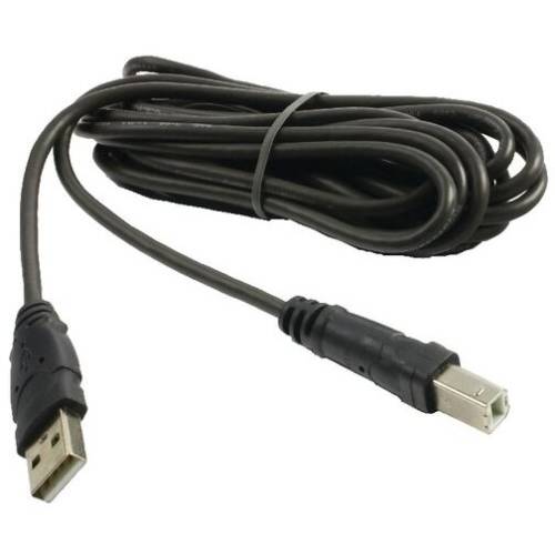 Belkin belkin usb 2.0 cable (usb type a 4-pin (male) - usb type b 4-pin (male), usb 2.0, 1.8m, black)