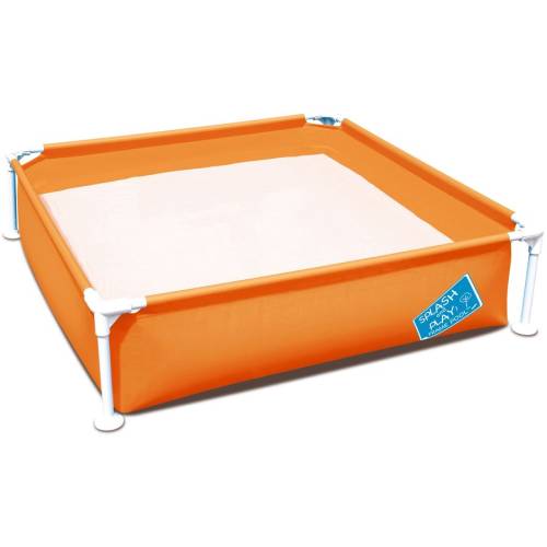 Bestway piscina cu cadru metalic 122 cm, portocalie