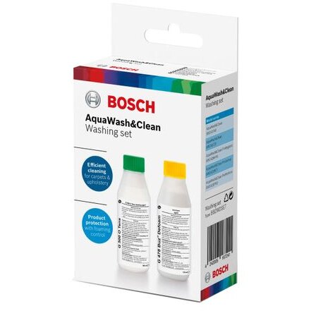 Bosch set detergent pentru aspiratoare bosch aquawash & clean si solutie antispumare