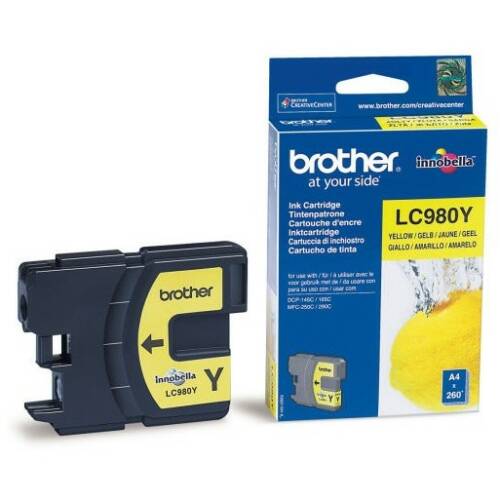 Brother brother cartus lc980 yellow