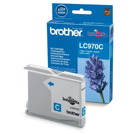 Brother cerneala brother lc970c cyan | 300pgs | dcp135/ dcp150/ mfc235/ mfc260