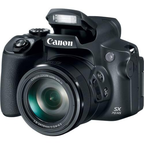 Canon aparat foto digital canon powershot sx70hs, 20.3mp, 4k, high zoom, negru