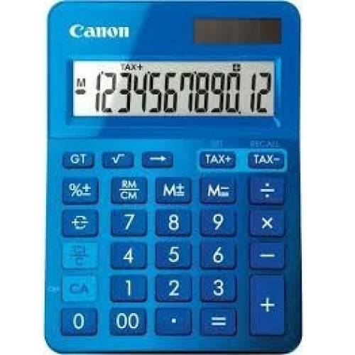 Canon calculator birou canon ls123kbl albastru, 12 digiti, ribbon, display lcd, functie business, tax si c