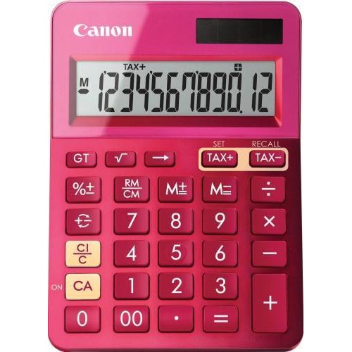 Canon calculator ls-123k-mpk emea dbl pink