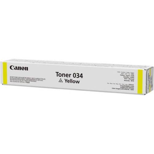 Canon canon 034y yellow toner cartridge