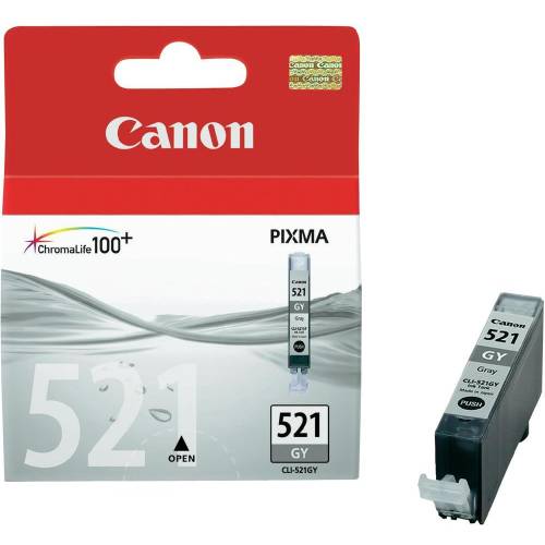Canon canon cli-521gy grey inkjet cartridge
